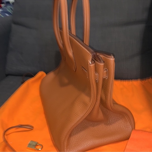 Hermes Birkin 35 Brown Clemenceau with Gold Hardware - Picture 4 of 11